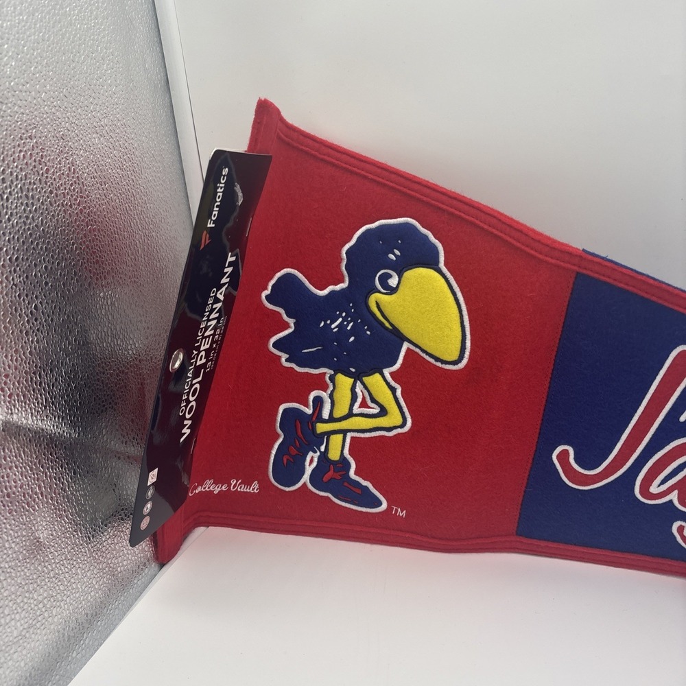 Kansas Jayhawks Official License Will Pennant 13" X 32" - Picture 4 of 9